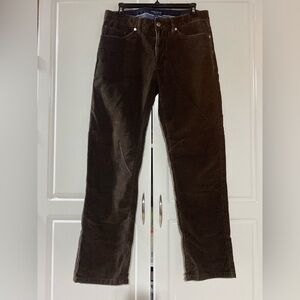 Peter Millar Dark Brown Corduroy Pants